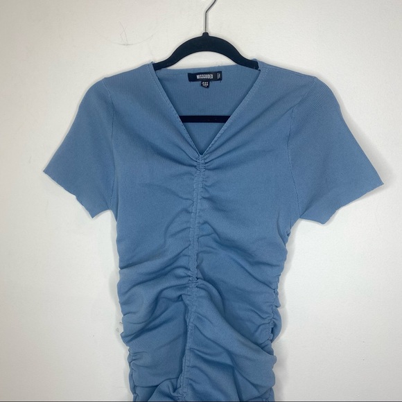 Missguided adjustable ruched mini dress - Picture 2 of 7